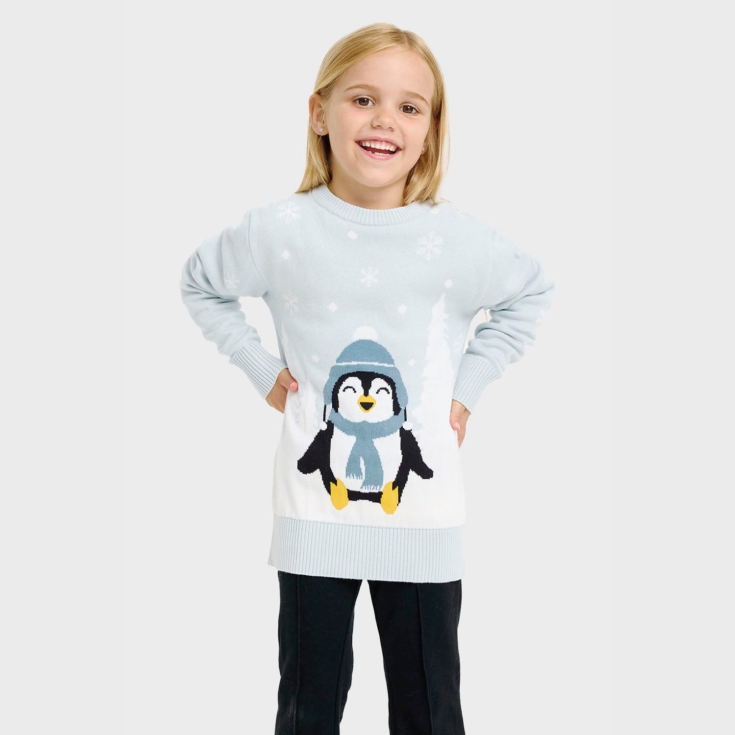 Cute Penguin maglione natalizio – Bambini